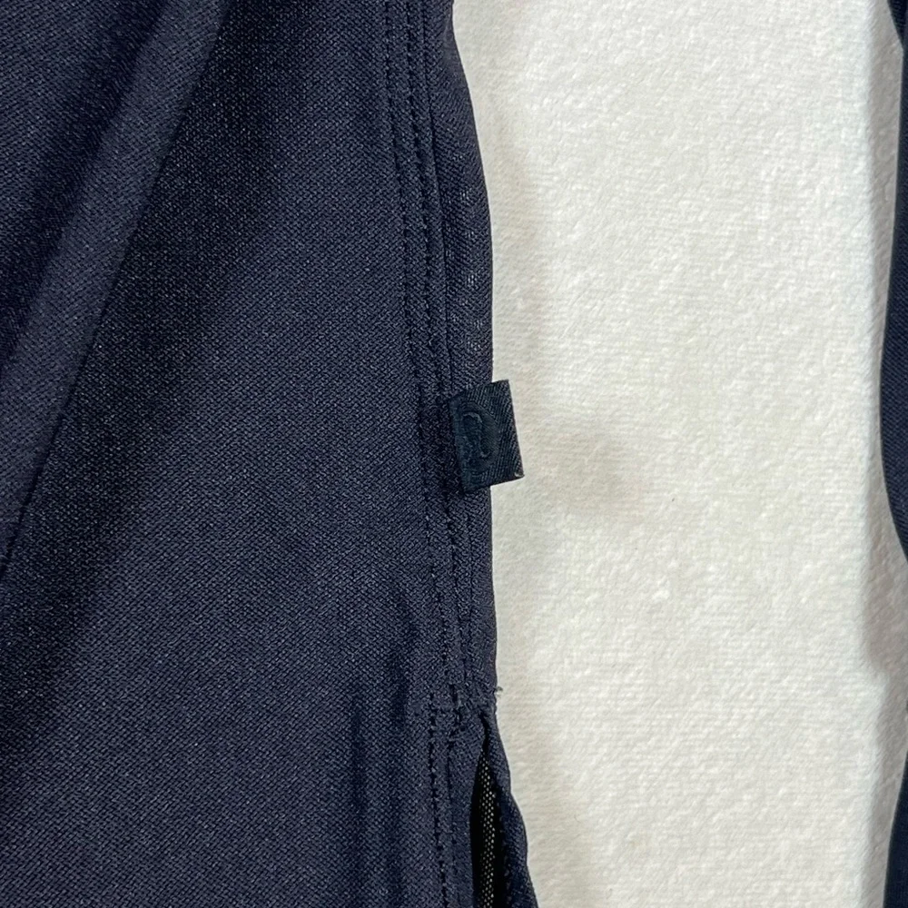 Lululemon Size 8 Back in Action Black Deep V Performance Long Sleeve Shirt ALO